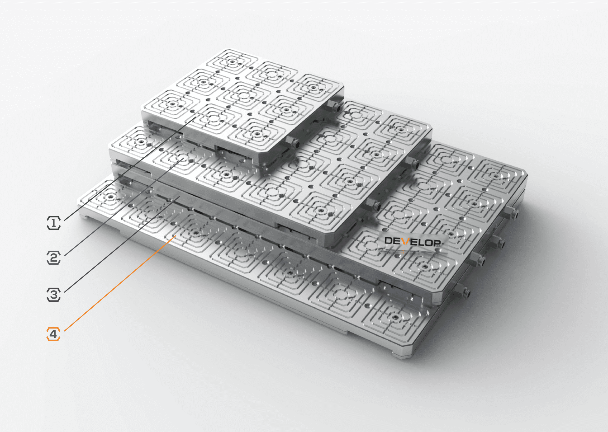 Vacuum Fixture Plates stack